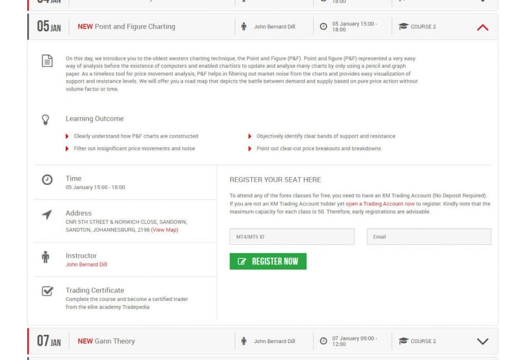 XM Offline Courses