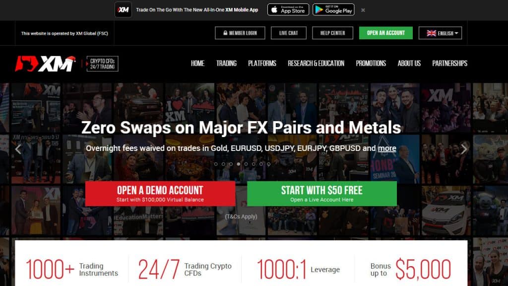 XM Signup Process 1