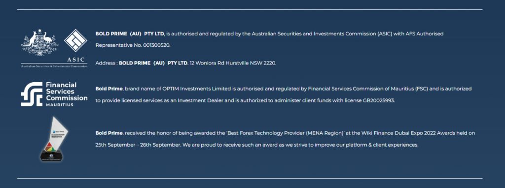 Bold Prime Regulation License
