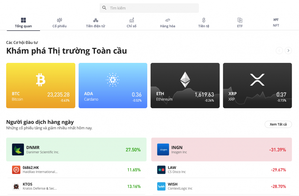 giao dịch cùng Etoro