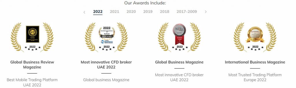 awards section