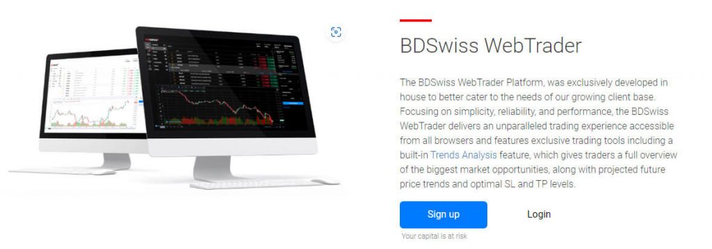 BDSwiss Web Terminal image and details