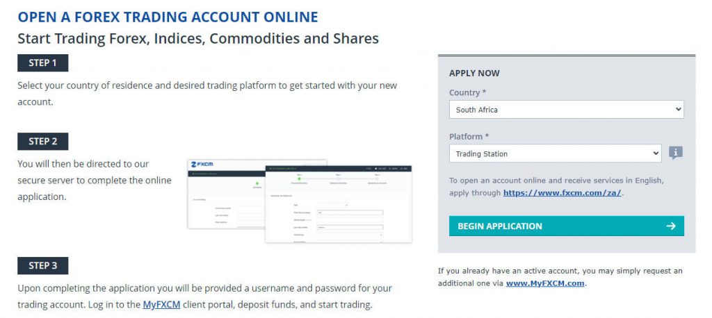 FXCM Signup 3