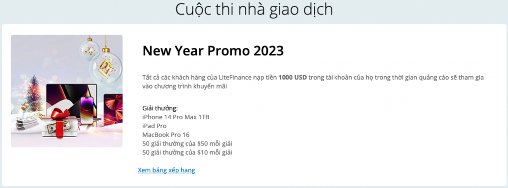 cuộc thi của liteforex