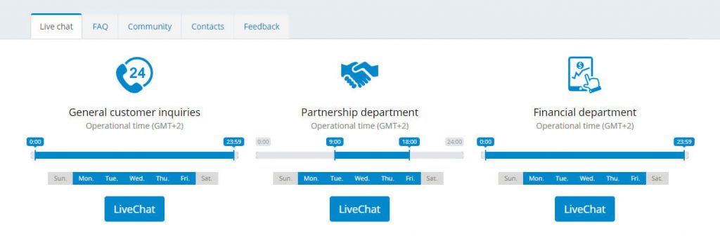 .live chat accordian
