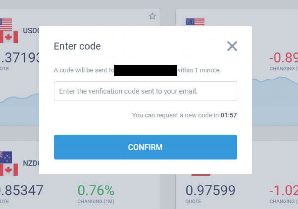 verification code