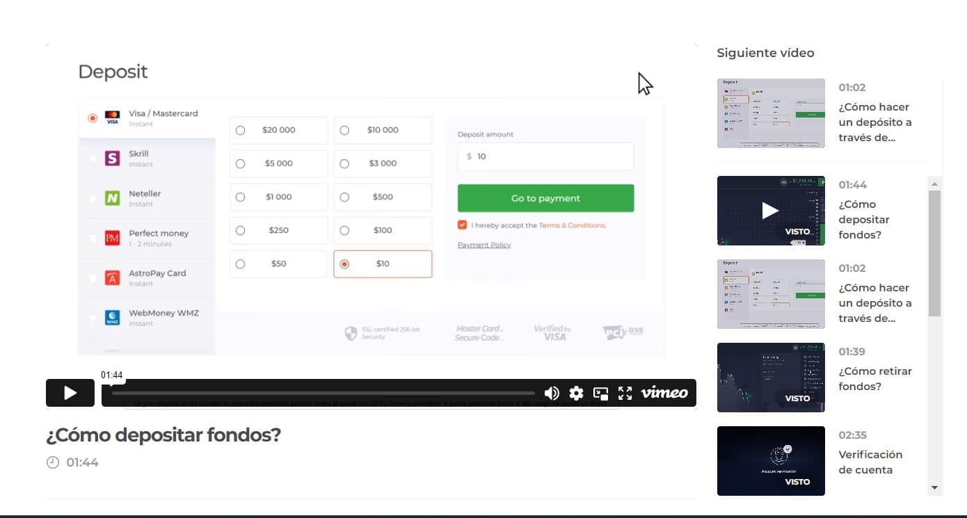 Tutoriales - IQ Option ES
