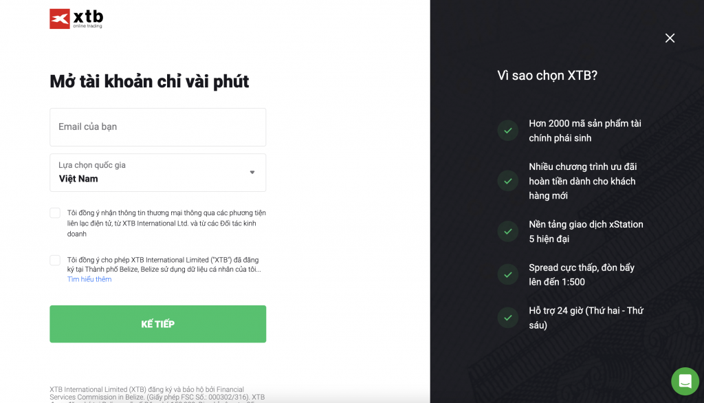 đánh giá sàn XTB