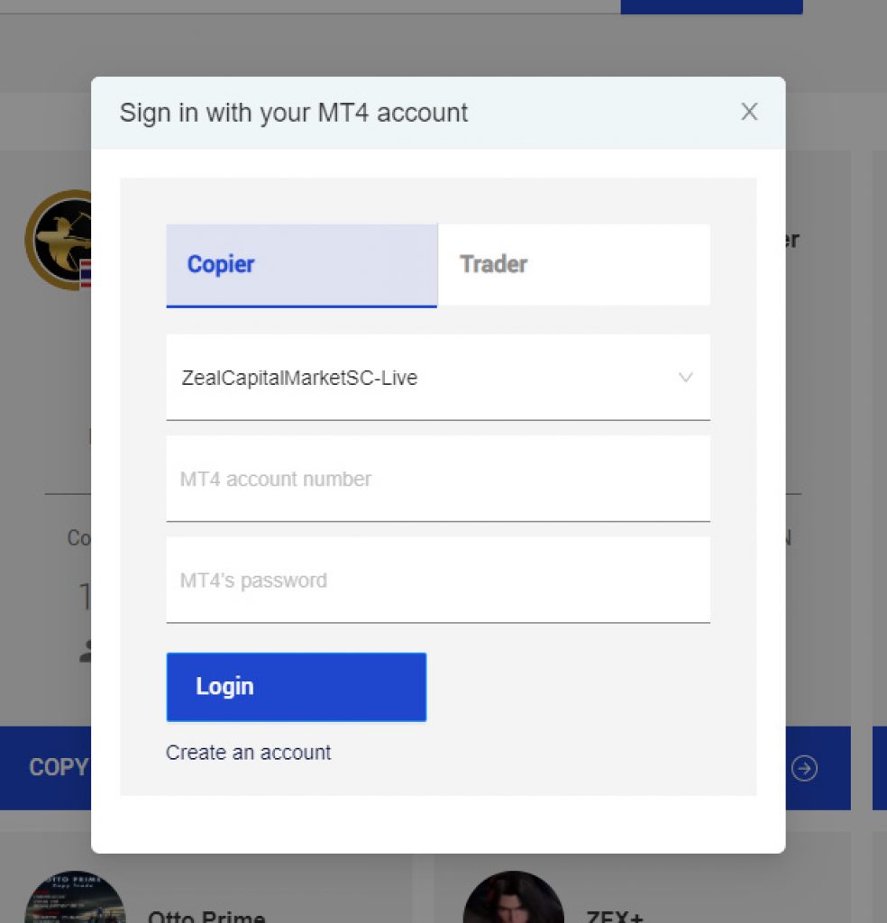 ZFX Copy Trade 3