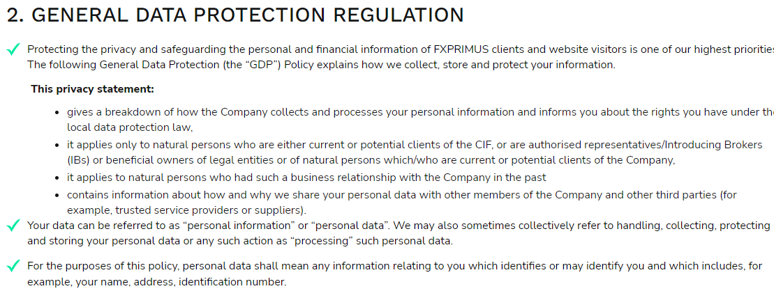 FXPrimus Efforts Towards Providing a Secure Trading Environment