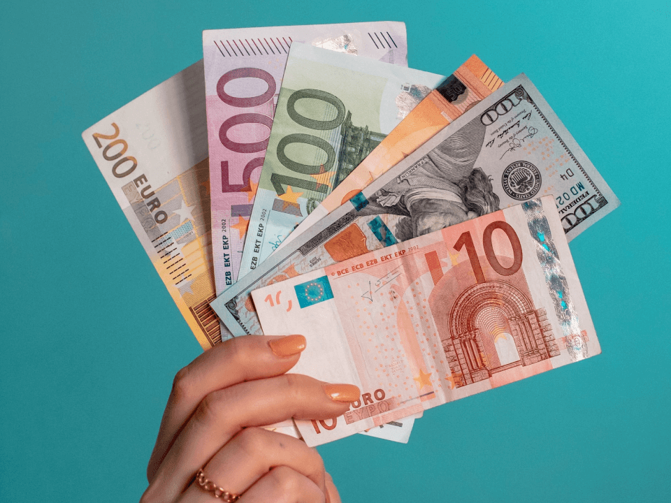 Hand Holding Money Notes