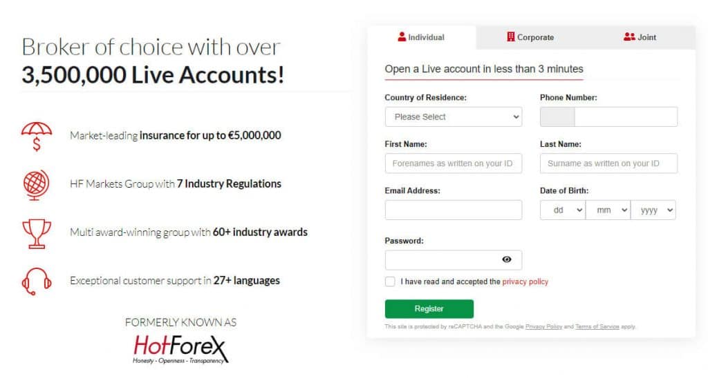 Live Accounts