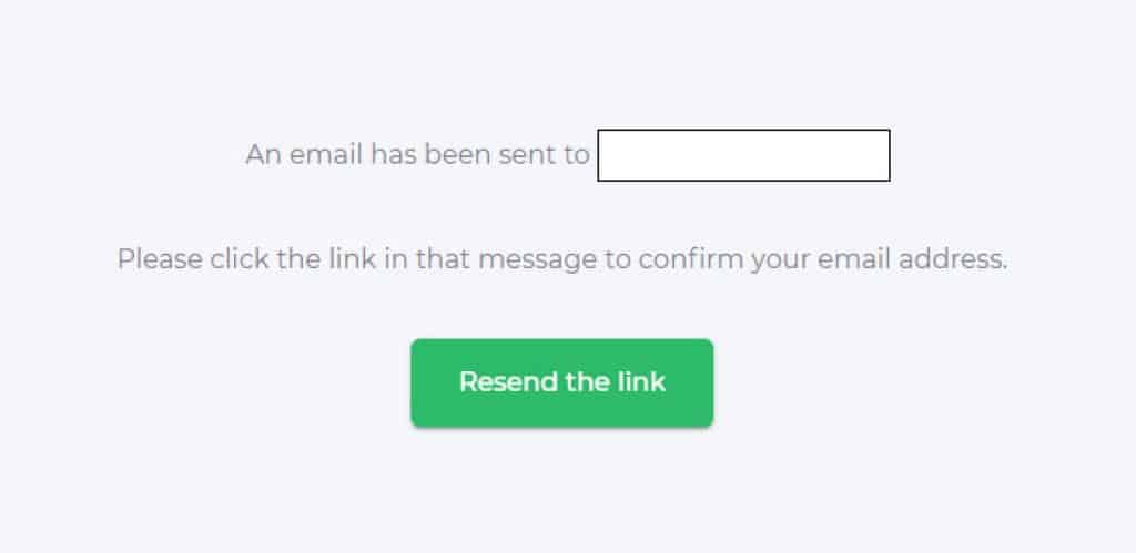 verify your email address