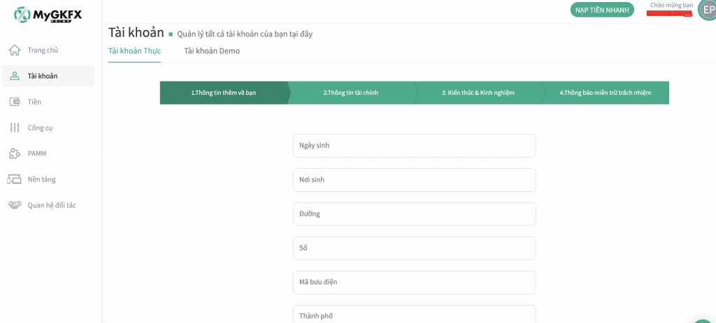 đánh giá sàn GKFX