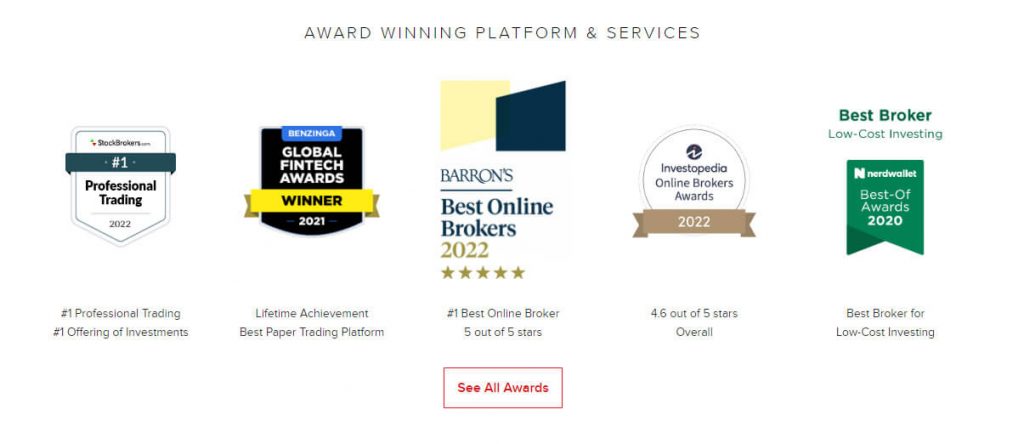 Award winning platform and services