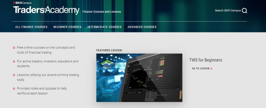 Trader's Academy offers free online courses on financial trading