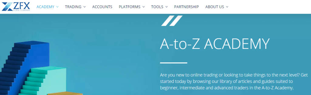 ZFX A to Z Academy directory
