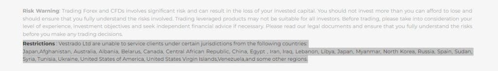 Showcasing Restrictions