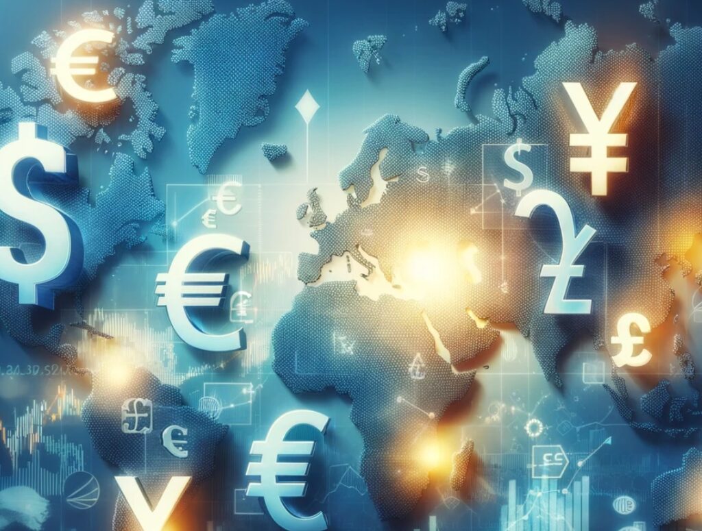 forex currencies on globe