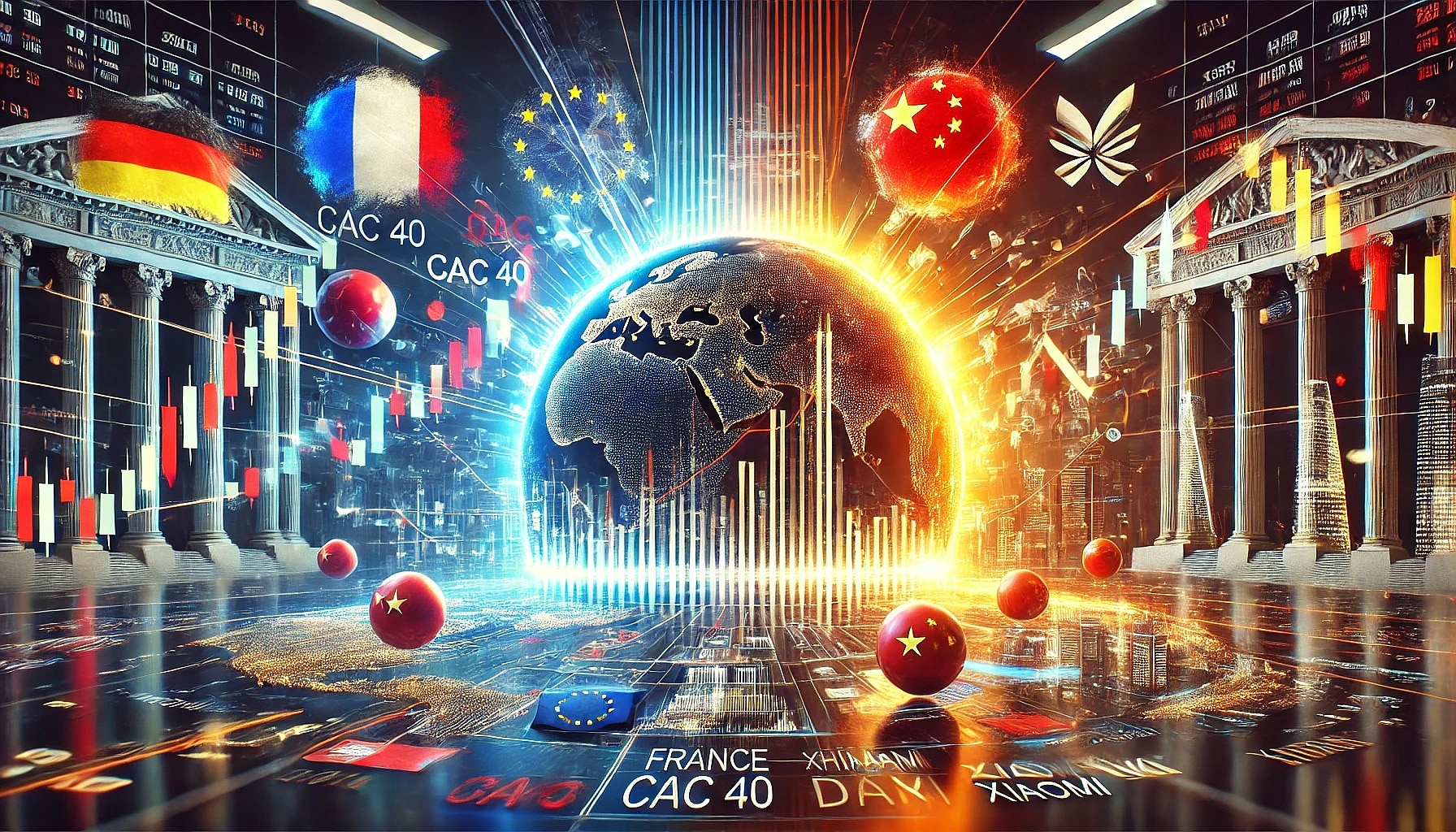 Stock Market News: European Stocks Decline as Chinese Tech Stocks Surge