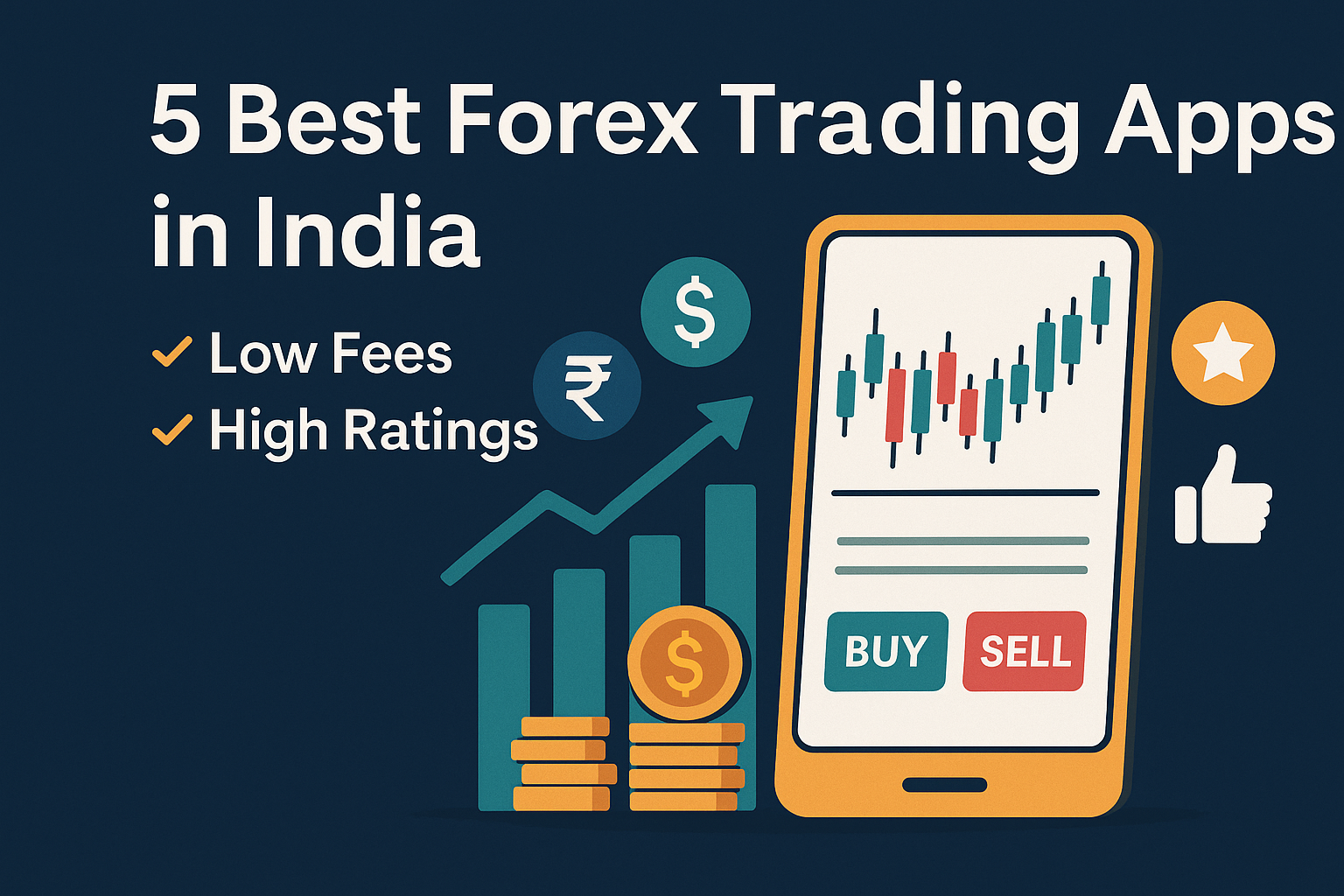 5 Best Forex Trading Apps in India Low Fees ✅ High Ratings ✅